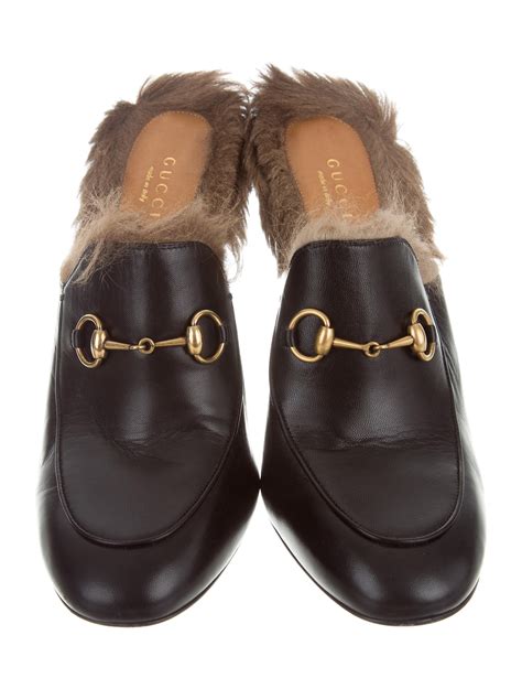 gucci boots fur|gucci princetown mules with fur.